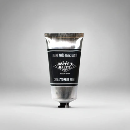 Baume après-rasage hydratant Institut Karité Paris, un soin apaisant au beurre de karité pour homme. Sa texture onctueuse répare la peau après le feu du rasoir.