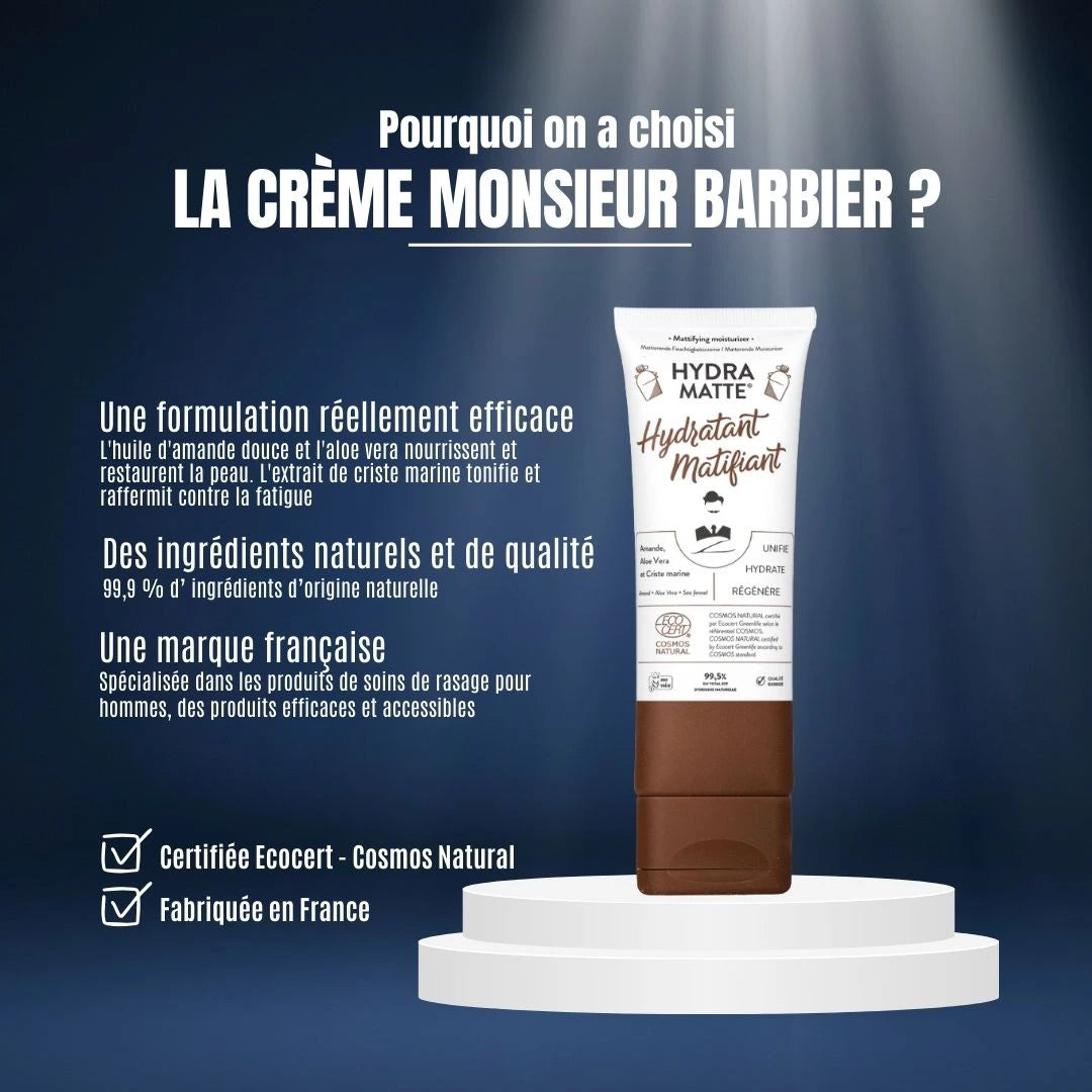 Crème visage matifiante