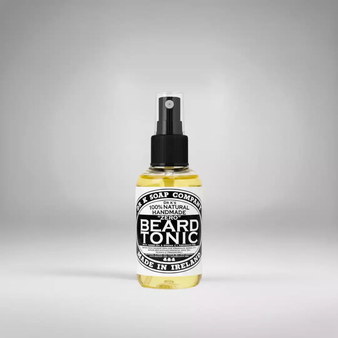 Huike pour barbe "Zero" Dr K Soap Company (50ml). Une version sans parfum et 100% naturelle, idéale pour les hommes recherchant un soin efficace et neutre pour leur barbe.