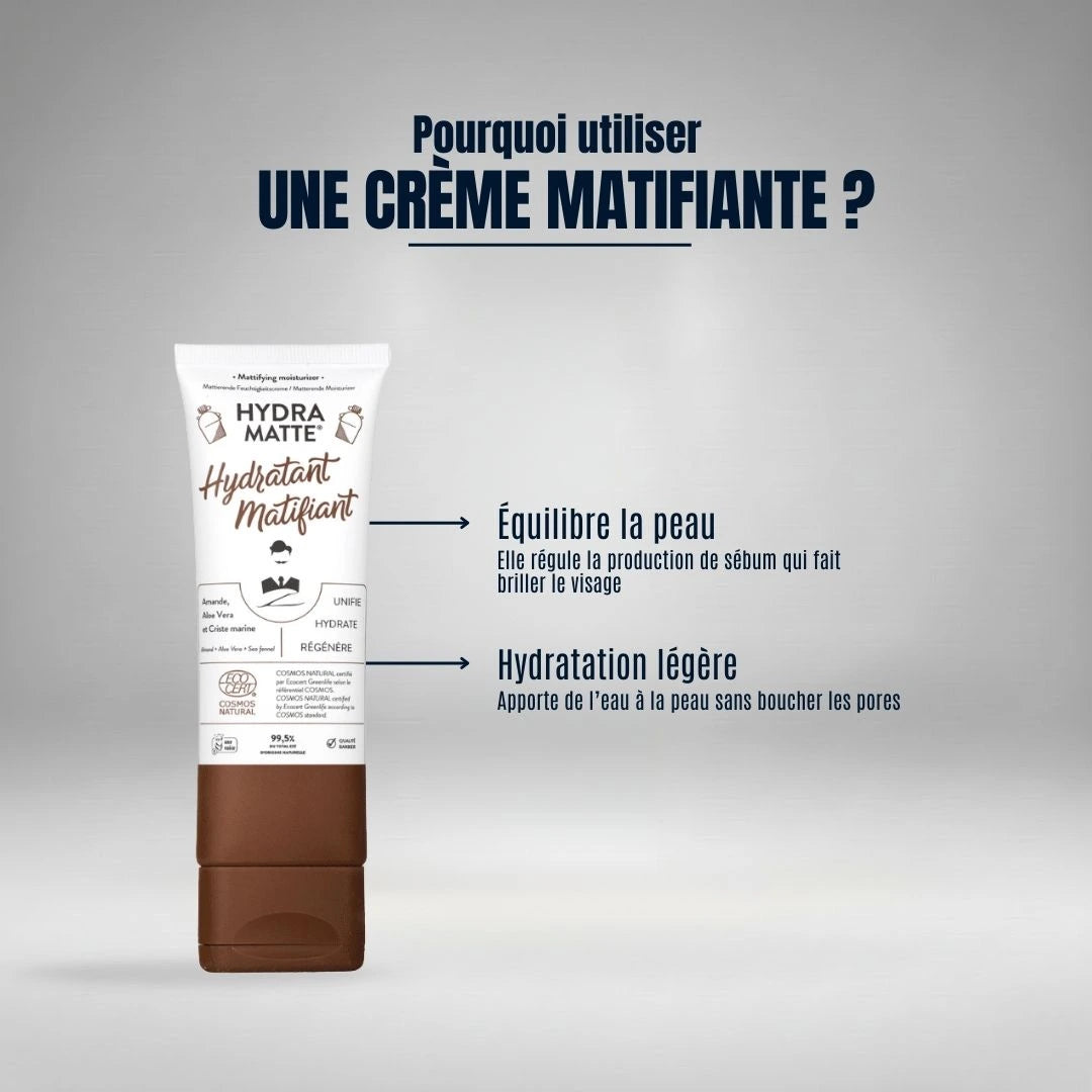 Crème visage matifiante